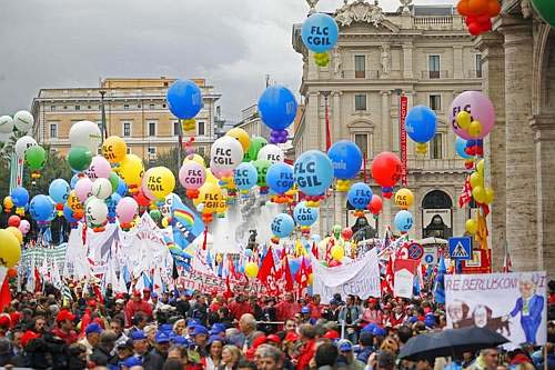 Roma lo sciopero della scuola